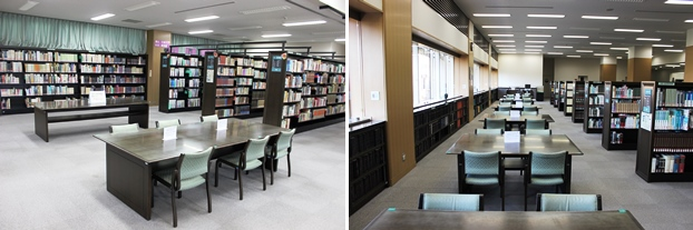 江戸川区立中央図書館の自習室